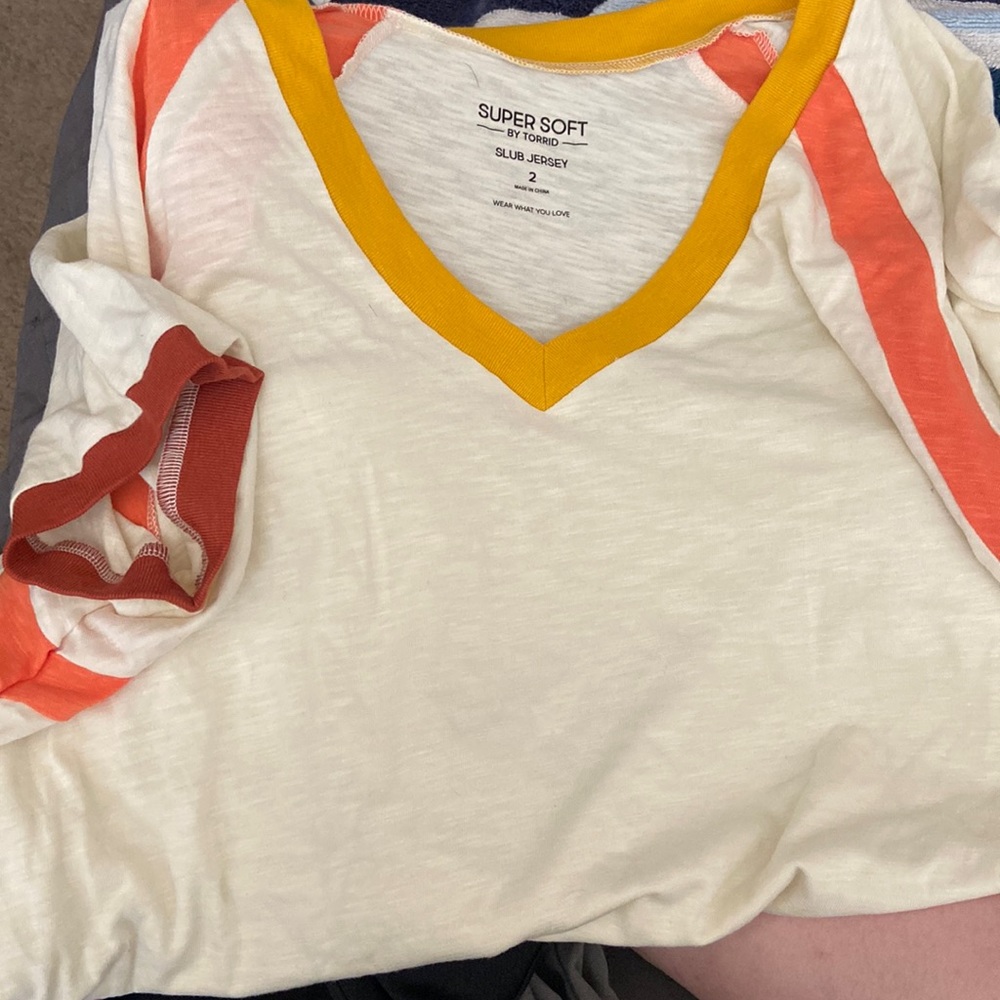 Torrid- size 2x ( 18-20) , new with tags short sleeve super soft tee